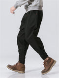 Men's Japanese Style Casual Straight Cargo Pants