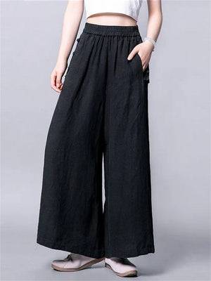 Cotton Linen Thin Loose Pants