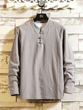 Vintage Comfy Cotton Linen Sets for Men