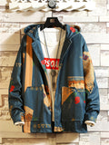 Printed Large Size Students Men's Jackets