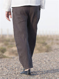 Plus Size Cotton Linen Casual Harem Men's Pants