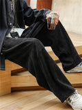 Trendy Casual Loose-fitting Men's Corduroy Pants