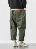 Summer Thin Trendy Joggers Long Cargo Pants For Men