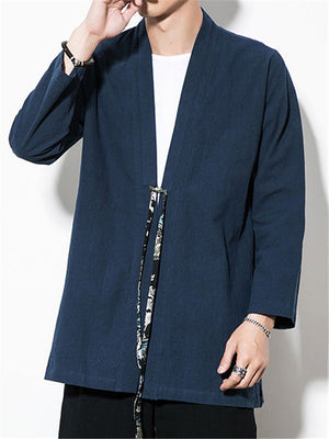 Loose Solid Color Stand Collar Shirt