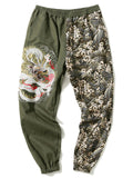 Chinese Style Dragon Printing Vogue Pants For Men