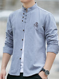 Men's Stylish Asian Inspired Button Up Shirts