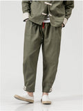 Cargo Solid Color Casual Pants For Men