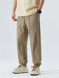 Spring Summer Cozy Fashion Men's Drawstring Ankle-tied Pants