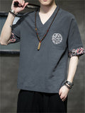 Hanfu Embroidered Loose New Design Men's Shirts