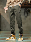 Fashionable Casual Loose Men's Solid Drawstring Pants