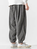 Men Corduroy Harem Pants