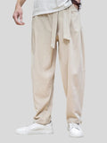 Men Elastic Waist Casual Loose Pants