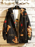 Printed Large Size Students Men's Jackets