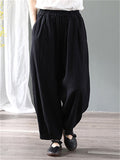 Spring Summer Large-size Retro Women's Harem Pants