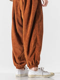 Men Corduroy Harem Pants