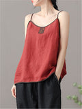 Women's Cute Solid Color Camisole Tops