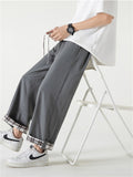 Spring Summer Autumn New Drawstring Pretty Casual Men's Pants