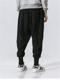 Comfort Drawstring Banded Ankle Linen Pants