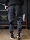 Loose Cargo Ankle-tied Long Students Male Jeans