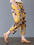 New Arrival Stylish Printed Breathable Baggy Pants For Ladies