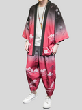 Men's Chinese Hanfu Printed Outfits