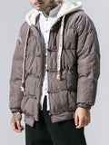 Chinese Streetwear Winter Hooded Designer Coat