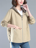 Ins Short Hooded Autumn Women Jackets