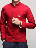 Fashionable Charming Cotton Linen Men's Jackets