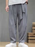 Men's Cotton Linen Chinese Style Simple Lantern Pants