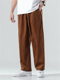 Spring Autumn Corduroy Loose Men's Pants For Outdoor Activities