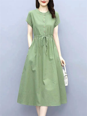 Gentle Summer New Cotton Linen Dresses