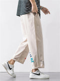 Japanese Style Cute Printed Loose Men's Pants