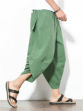 Drawstring Loose Fashion Pants With Pockets