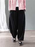 Spring Summer Large-size Retro Women's Harem Pants