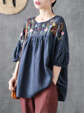 Women's Vintage Embroidered Shirts