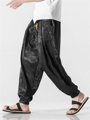 Vintage Chinese Type Long Pants For Men