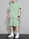 Men's Summer Vintage Cotton Linen Outfits