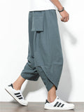 Drawstring Loose Fashion Pants With Pockets