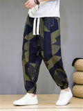 Casual Printed Men's Harem Pants