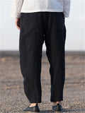 Plus Size Cotton Linen Casual Harem Men's Pants