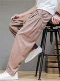 Men's Cotton Linen Chinese Style Simple Lantern Pants