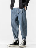 Men's Japanese Style Stripe Jeans