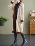 Large Size Autumn Winter Cozy Cardigan Sweater Women's Jackets