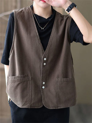 Spring Autumn Fashion Daily Wear Women's Vest