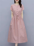 Gentle Summer New Cotton Linen Dresses