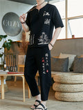 Summer Chinese Style Linen Cotton Fashion Men's Outfits