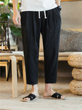 Cotton Linen Comfy Long Men's Pants