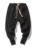 Winter Drawstring Thick Ankle-Banded Pants