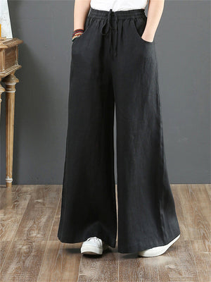 Extra Wide Leg Long Pants For Women