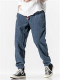 Men's Fashion Skinny Corduroy Pants for Autumn Winter